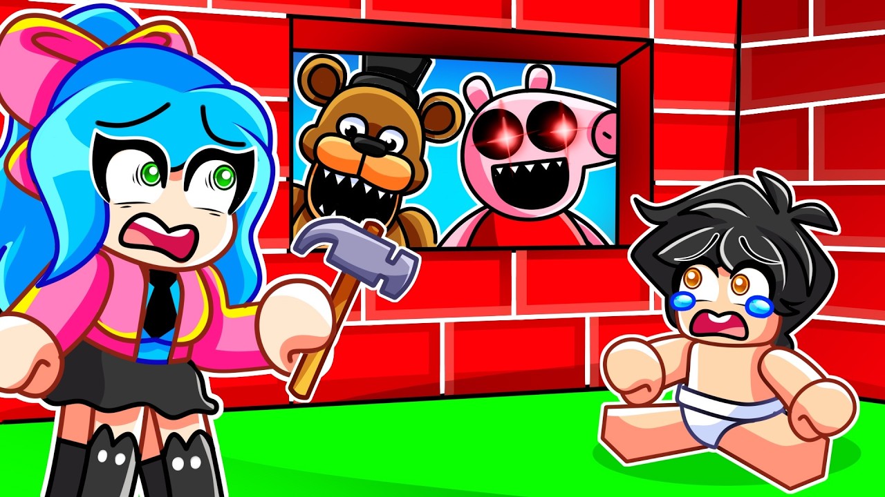CONSTRUYE para PROTEGER a BEBÉ JUANCHO en ROBLOX!