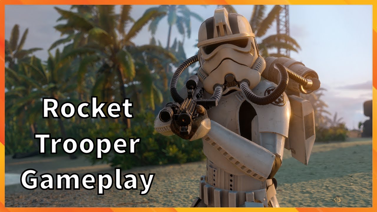 Rocket Trooper Gameplay Star Wars Battlefront 2 Gameplay Rework