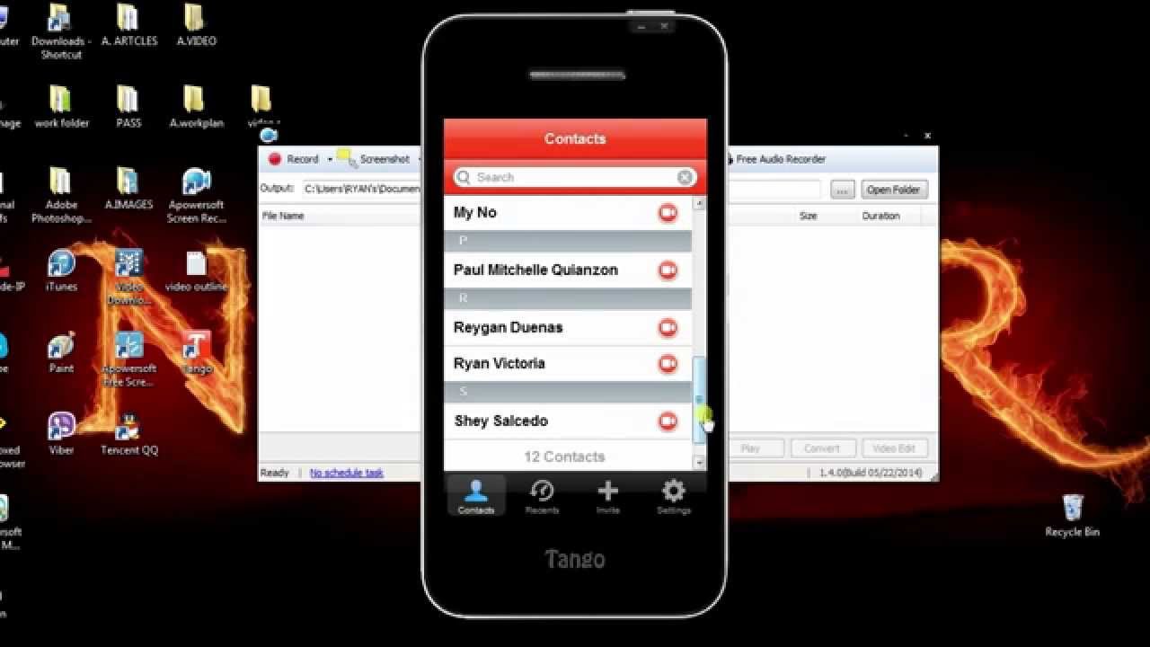 How to Record Tango Video Calls?