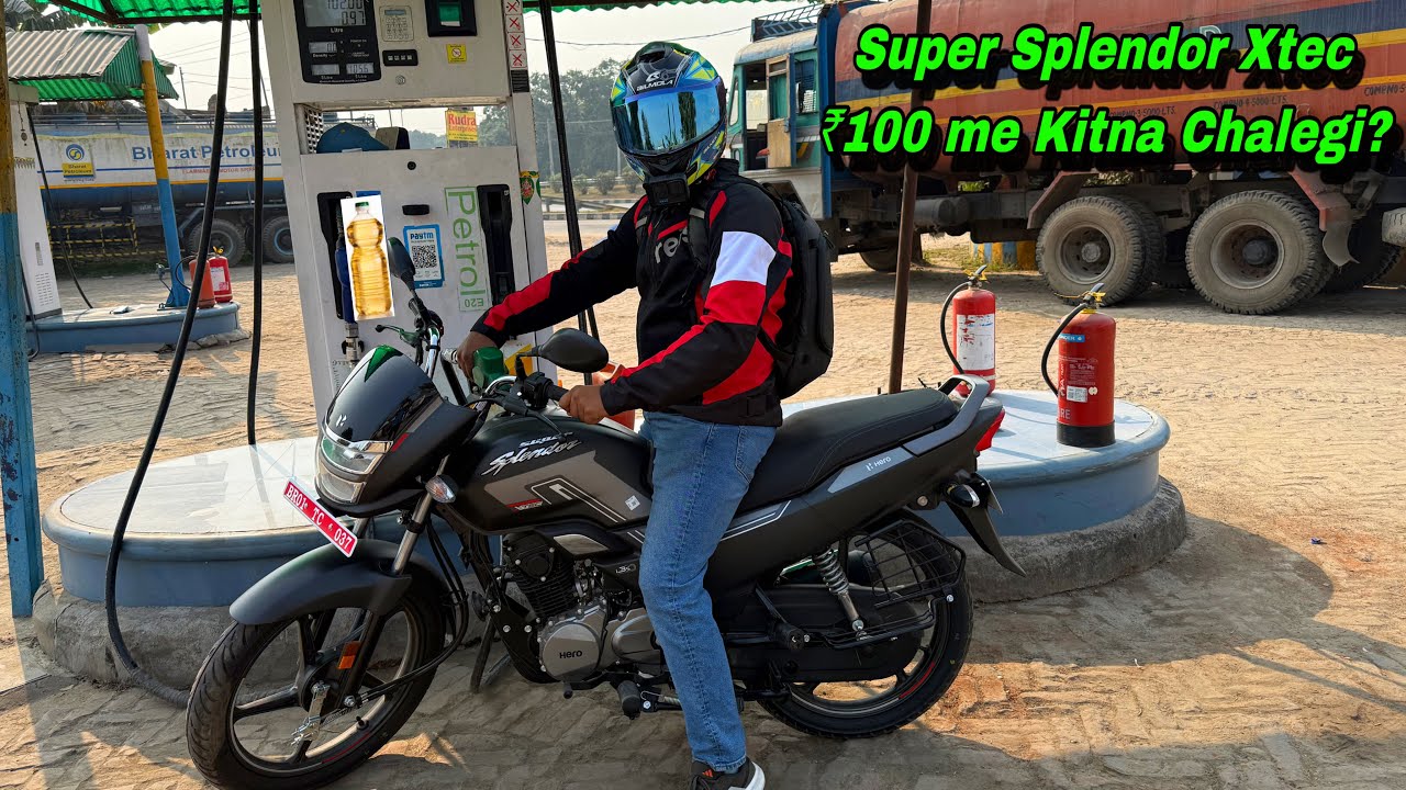 Hero Super Splendor Xtec Real Life Mileage Test | Patna to Muzaffarpur 69kms only in ₹100?