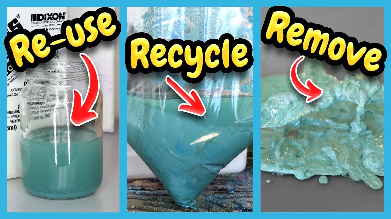 How To Re-Use, Recycle, & Throw Away Dirty Thinners & Paint Sludge!