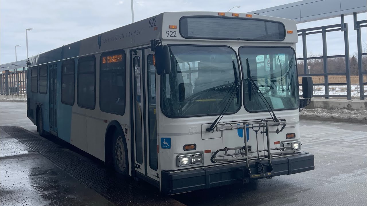 YRT Bus Ride 2009 New Flyer D40LF #922 16 16th Avenue (Cornell Bus Terminal to Markham Road) 