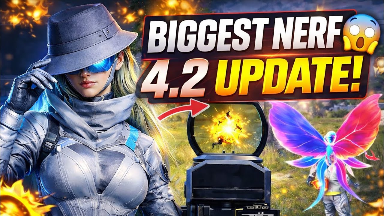 4.2 Update ka BIGGEST NERF 😱 | BGMI Players Disappointed #BGMI#BGMIGameplay