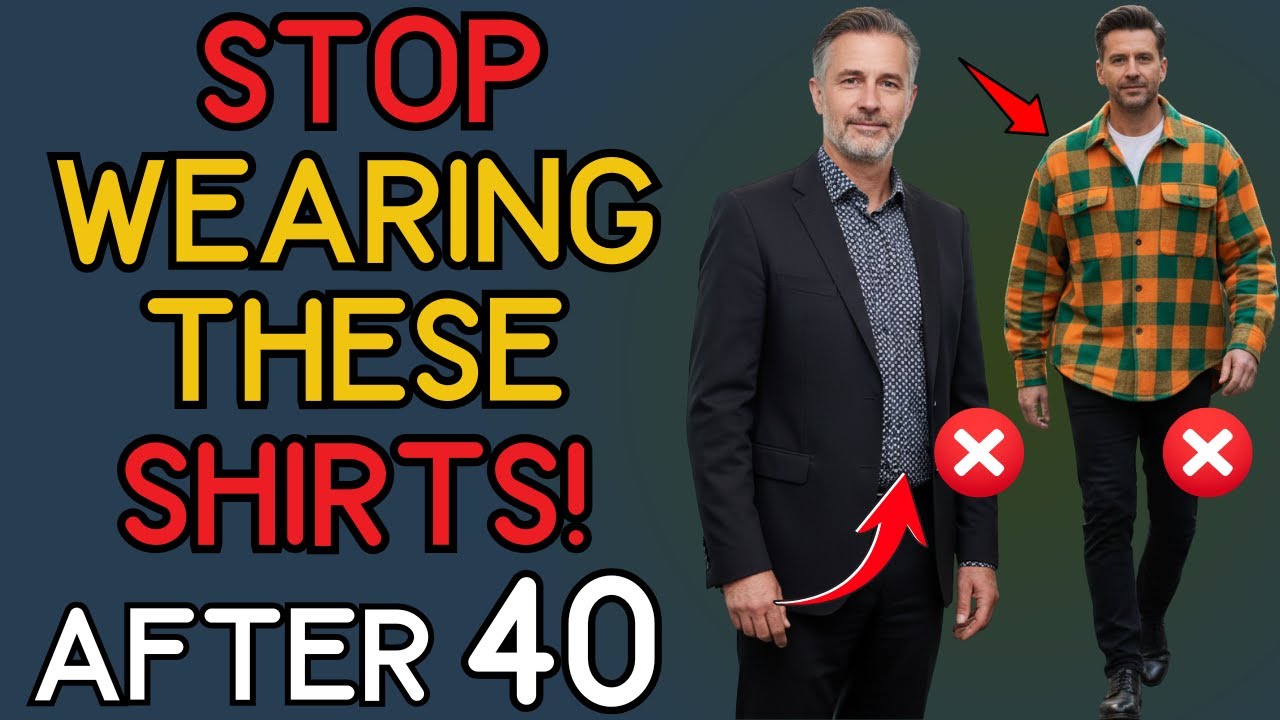 If You&rsquo;re 40+, Don&rsquo;t Wear These Shirts(They Make You Look Older) | 40+ Men's Fashion