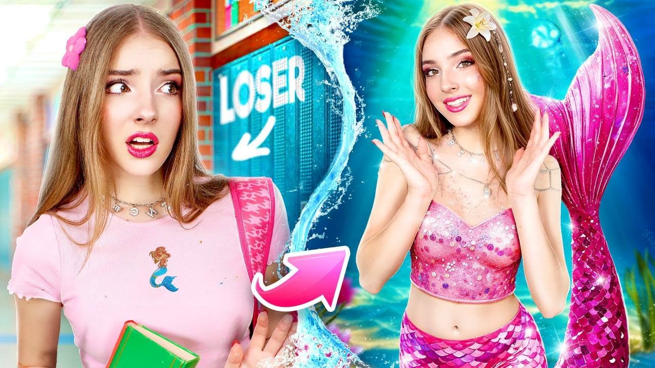 Come diventare sirena! Ecco il mio makeover: da nerd a bomba sexy popolare!