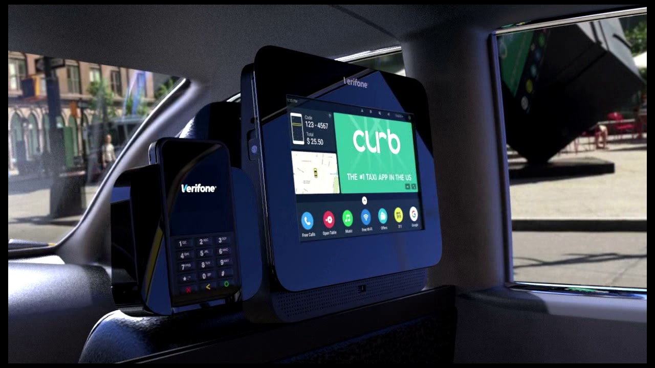 RYDE taxi tablet system designed by Bluemap Design