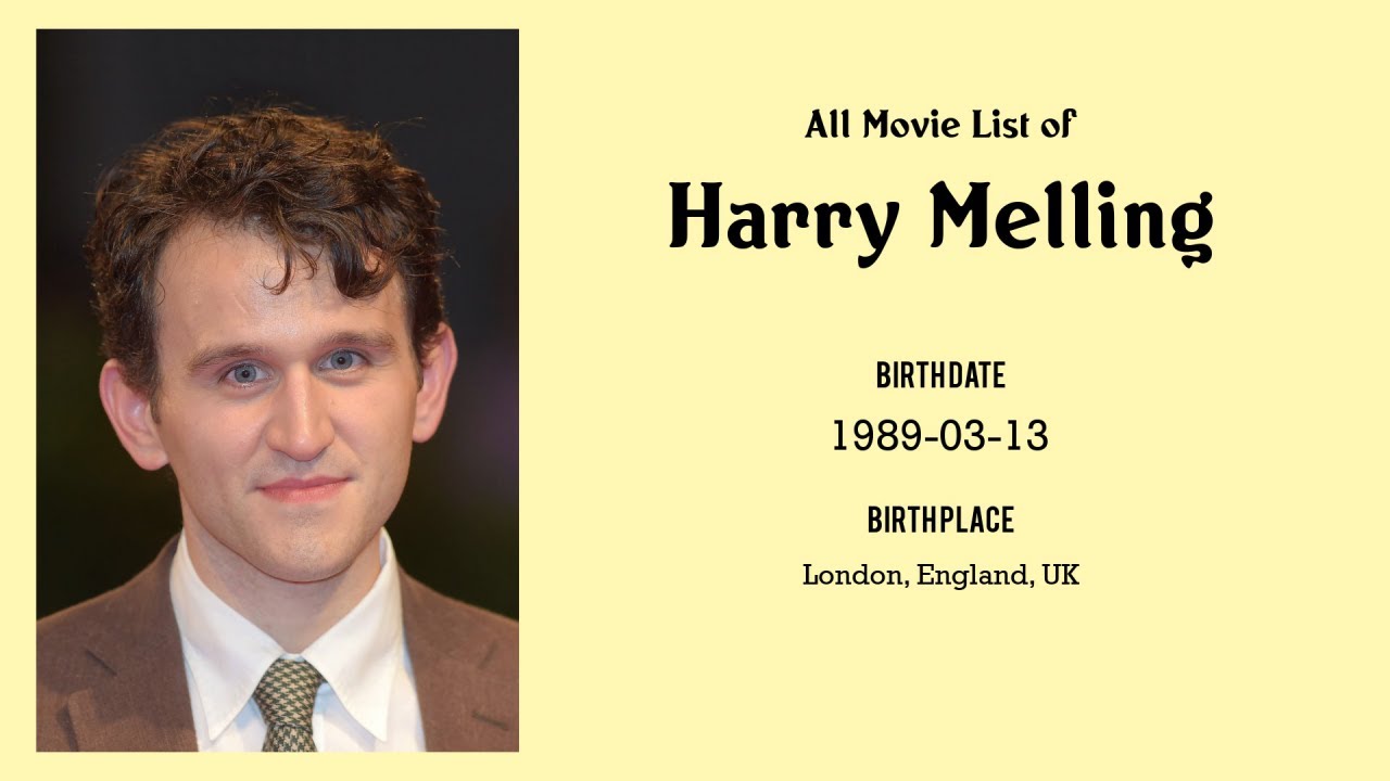 Harry Melling Movies list Harry Melling| Filmography of Harry Melling