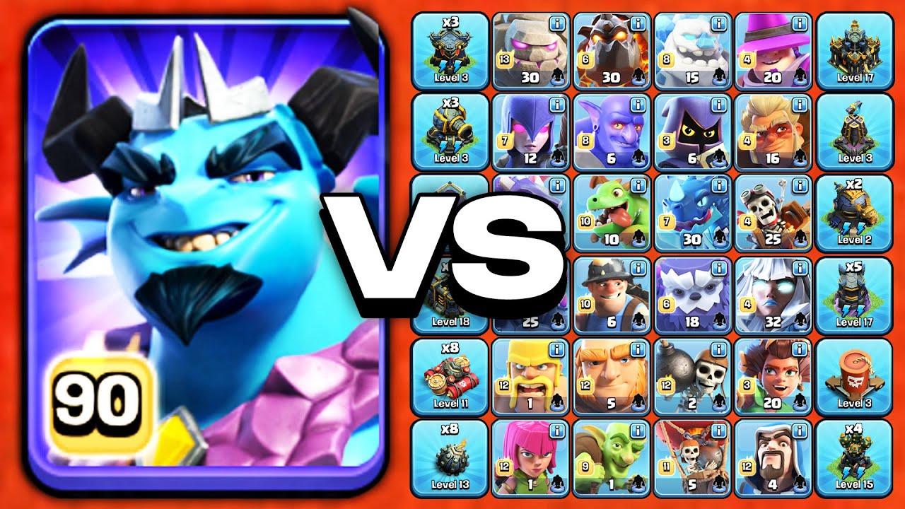 MAX MINION PRINCE vs EVERYTHING in Clash of Clans!