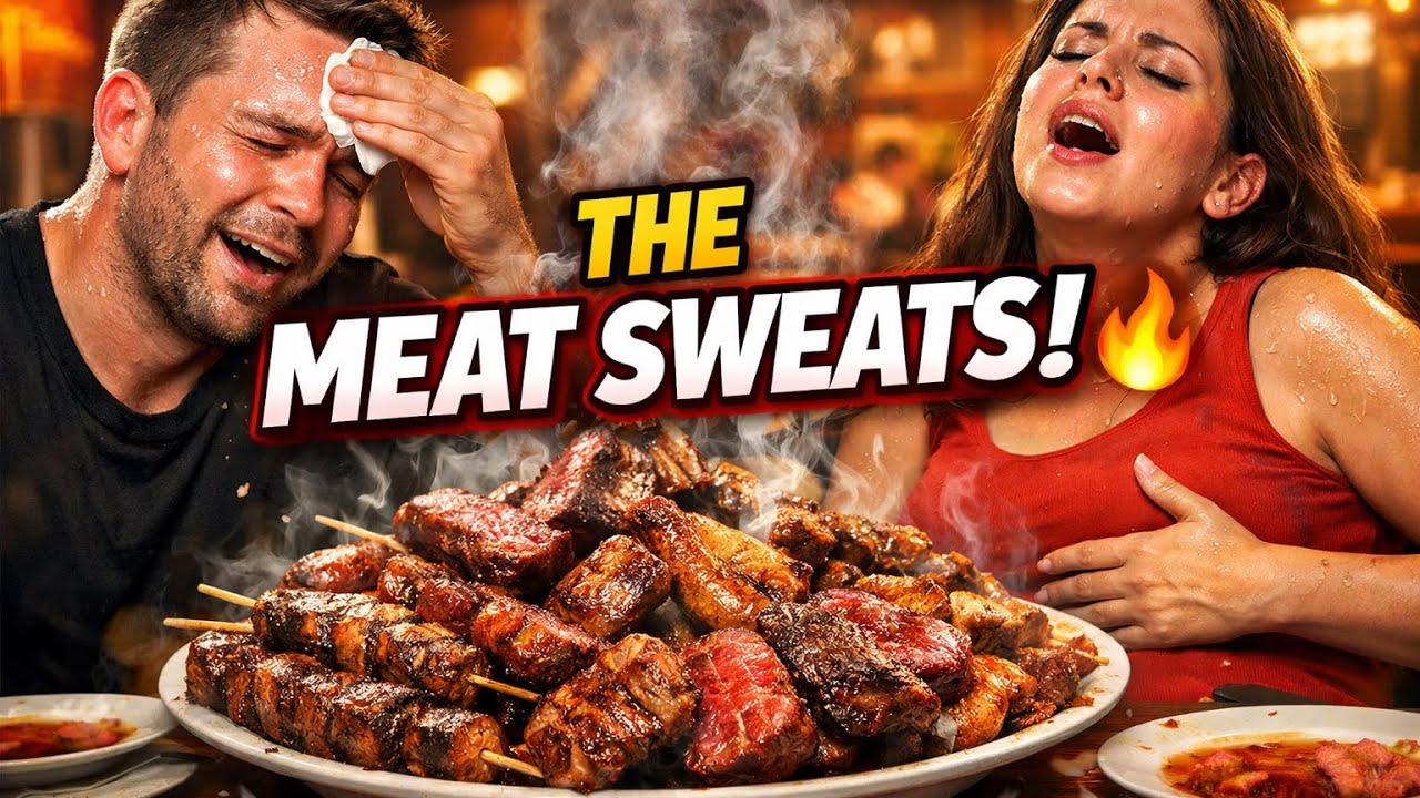 We Ate TOO Much Meat at a Brazilian Steakhouse (The Meat Sweats Explained)
