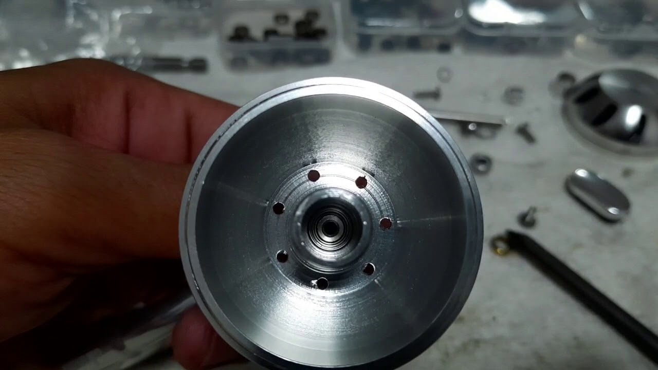 เปลี่ยนน็อป โอคูม่า อโซเลส 5500 Change power knob okuma azores 5500
