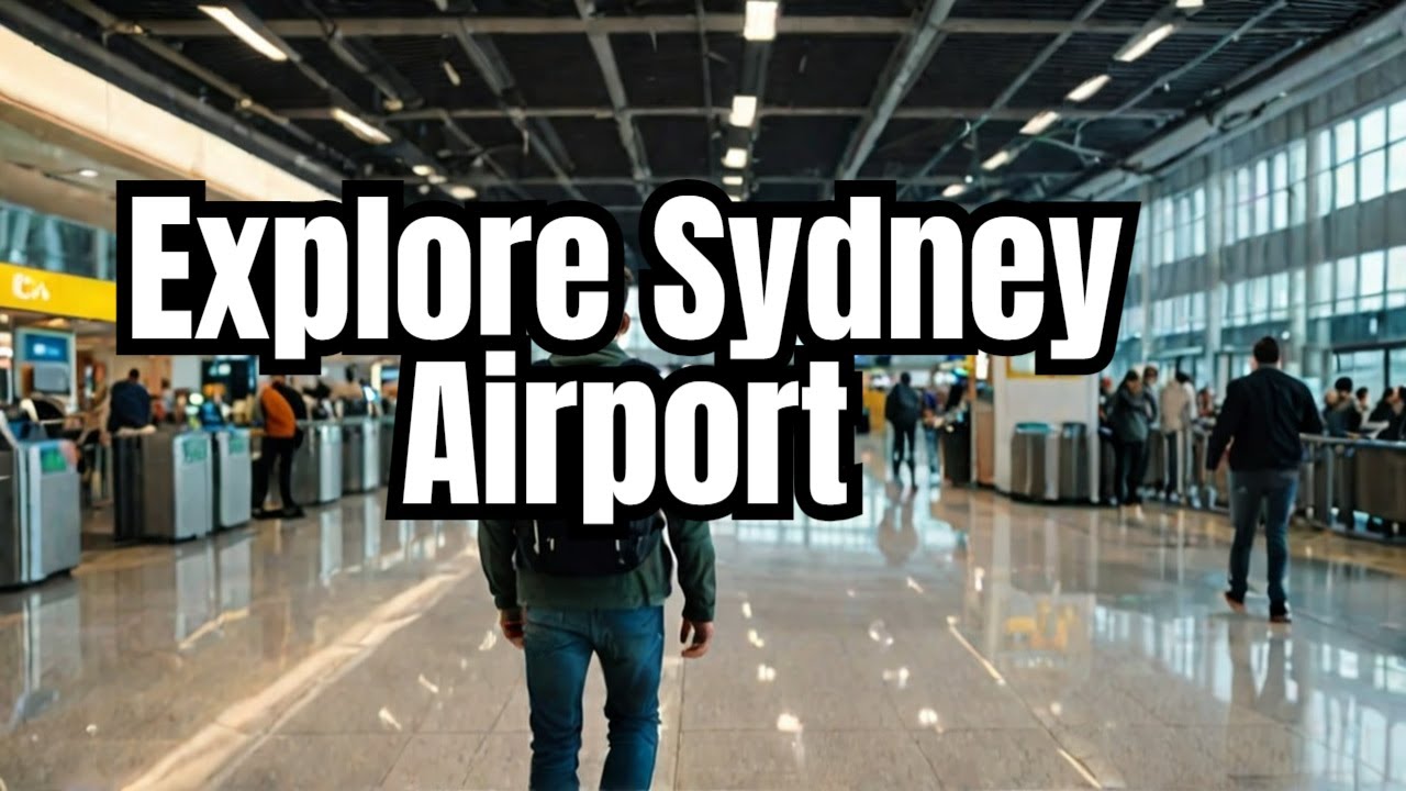 Sydney Airport Domestic Terminal Full Walking Tour in 4K HDR