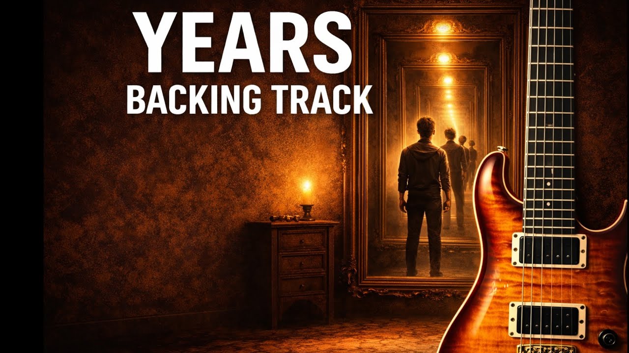🎸 YEARS | Guitar Backing Track – Cinematic Emotional Ballad – 77 BPM – 4/4 – Key: D Minor