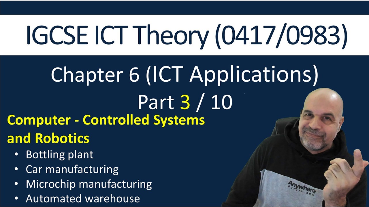 Theory - ICT Applications - Part 2 Controll Systems & Robotics -  [Cambridge IGCSE ICT 0417/0983]
