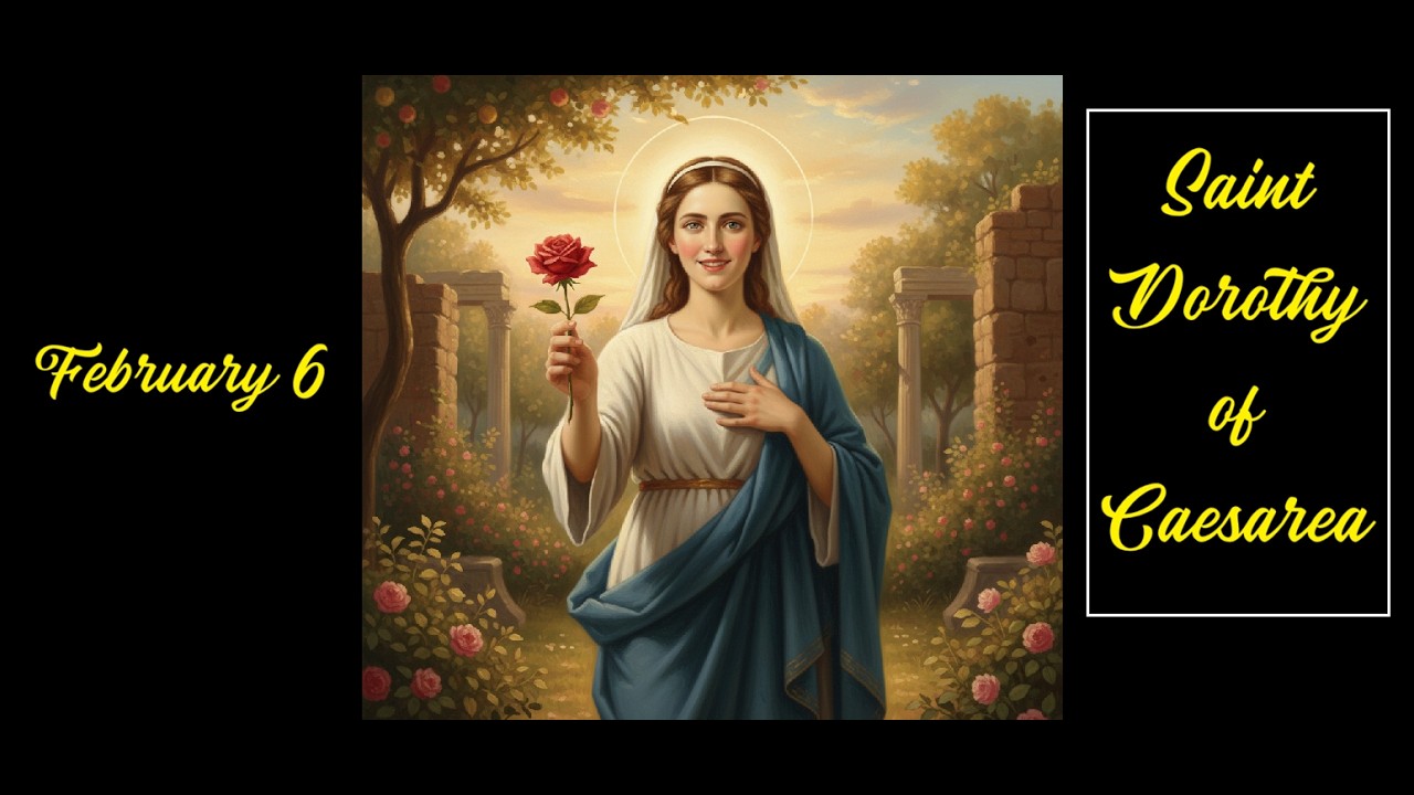 Feb 6 | Saint Dorothy of Caesarea - The Young Woman Who Loved God and Flowers