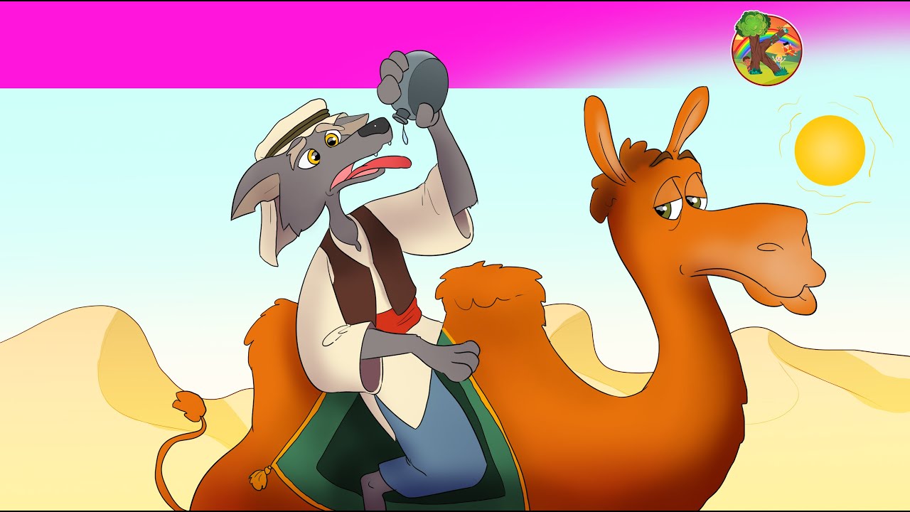 El Lobo y los Siete Cabritos - Aventuras Árabes | KONDOSAN en Español - Cuentos Cortos para Niños