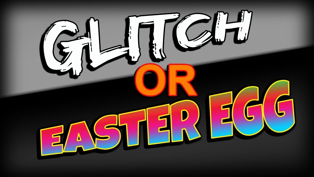 GLITCH or EASTER EGG??? (You decide)...