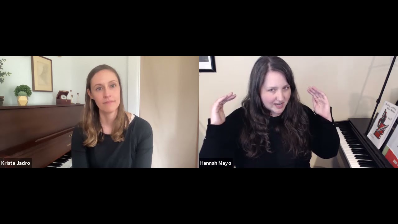 Music Moves for Piano with Older Beginners, MLA Q&A with Krista Jadro and Hannah Mayo
