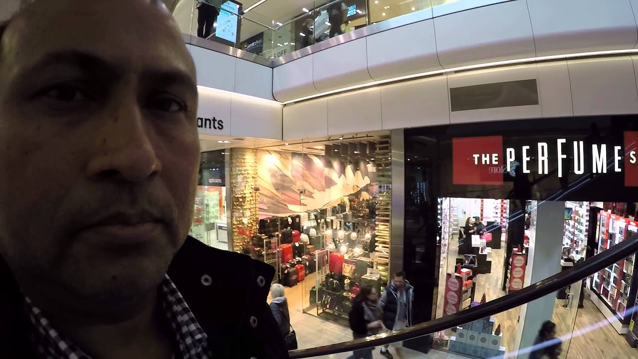 Walking in Westfield Shopping centre, London