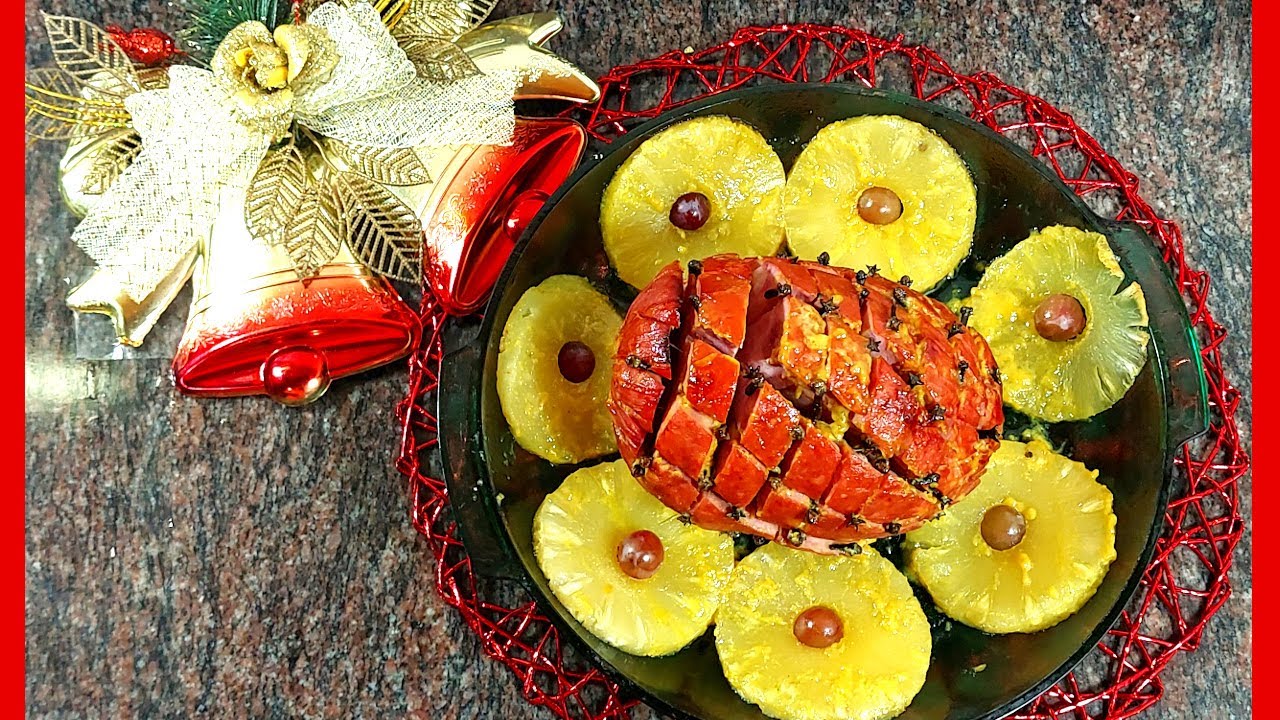 TENDER NO MEL E MOSTARDA COM ABACAXI - RECEITA NATALINA