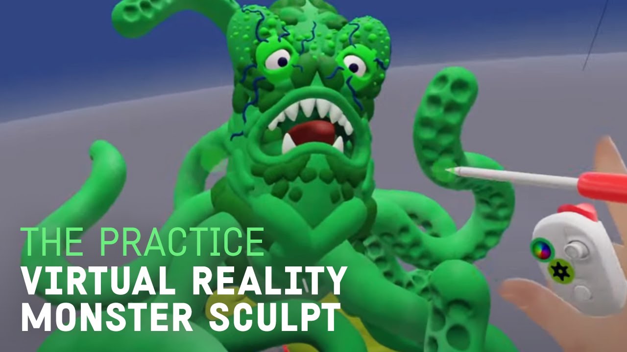 Virtual Reality Monster Modeling in Adobe Medium // The Practice 228