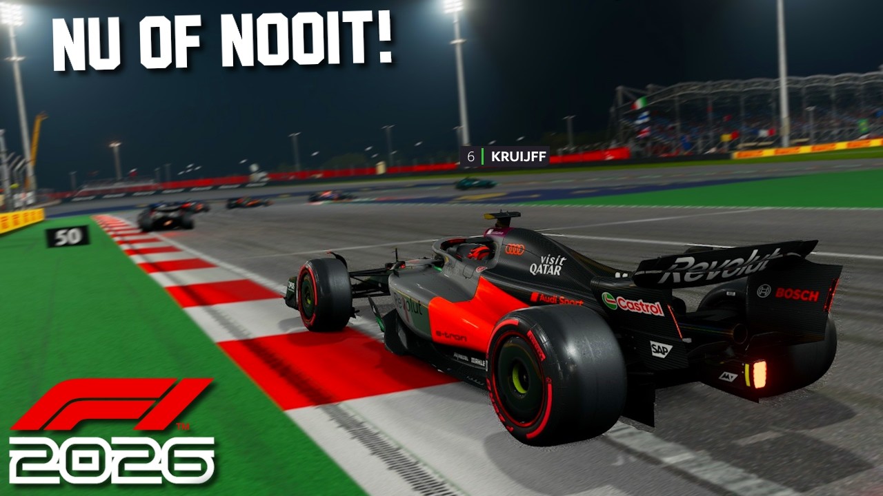 Uitgelezen kans na de safety car… maar pak ik ’m wel?