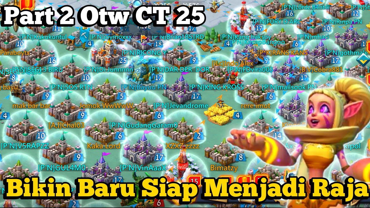 PART 2 - Kapten LB Bikin Klan Kingdom Baru 1736 Dan Topup Puluhan Juta Di Game Lords Mobile