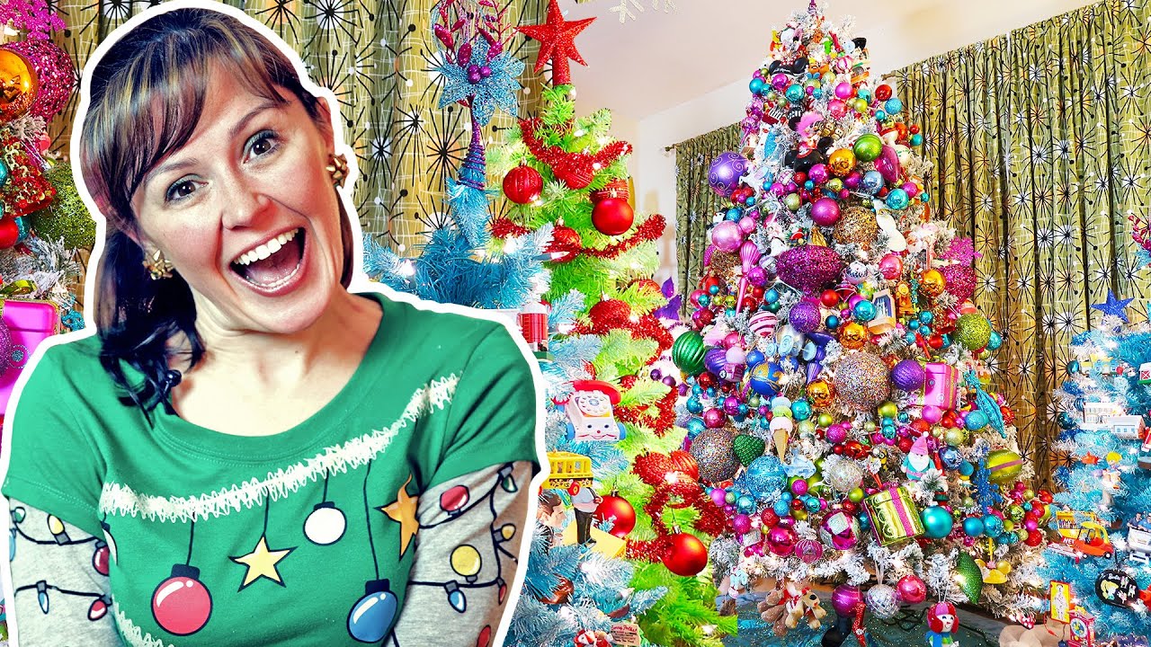 I Put 8 Christmas Trees In My Tiny Living Room