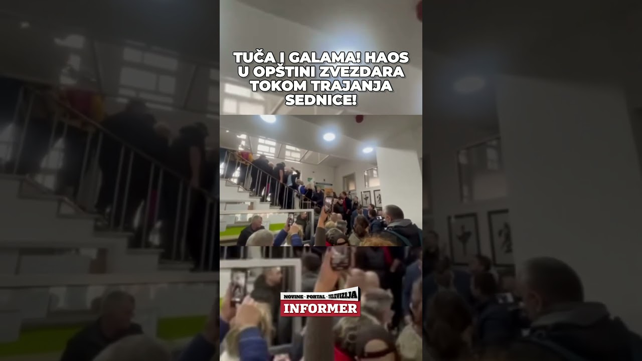 Grupa ekstremističkih blokadera upala je u ponedeljak u zgradu op&scaron;tine Zvezdara! #informer