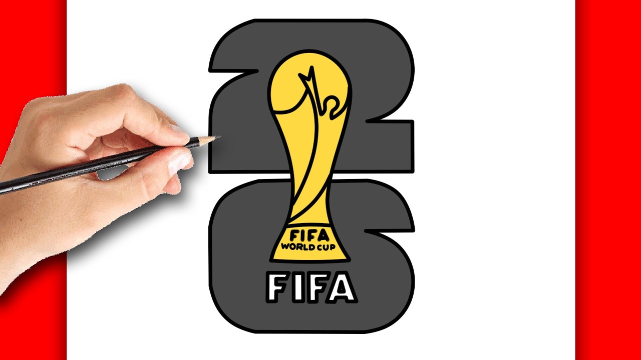 How To Draw WORLD CUP 2026 LOGO | DRAWING STEP BY STEP