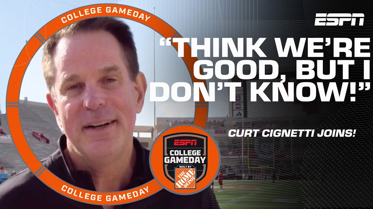 Curt Cignetti's HILARIOUS answer when asked about Indiana's chemistry this season | College GameDay