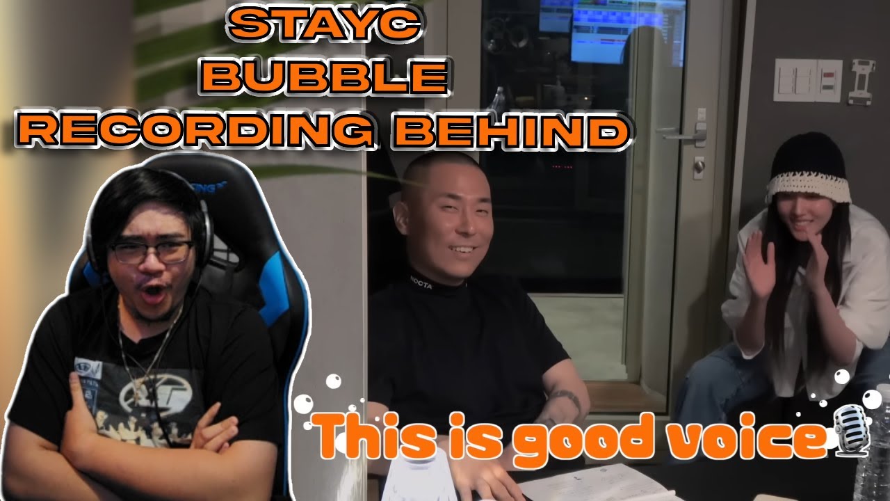 THE RAW VOCALS??!! | STAYC (스테이씨) - Bubble Recording Behind Swith Reaction