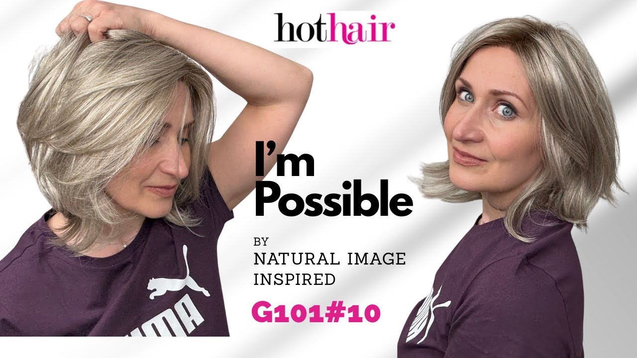 Коротко и дерзко: Я — это возможно | Естественное изображение | G101/10 Platinum Mist Rooted #wig...
