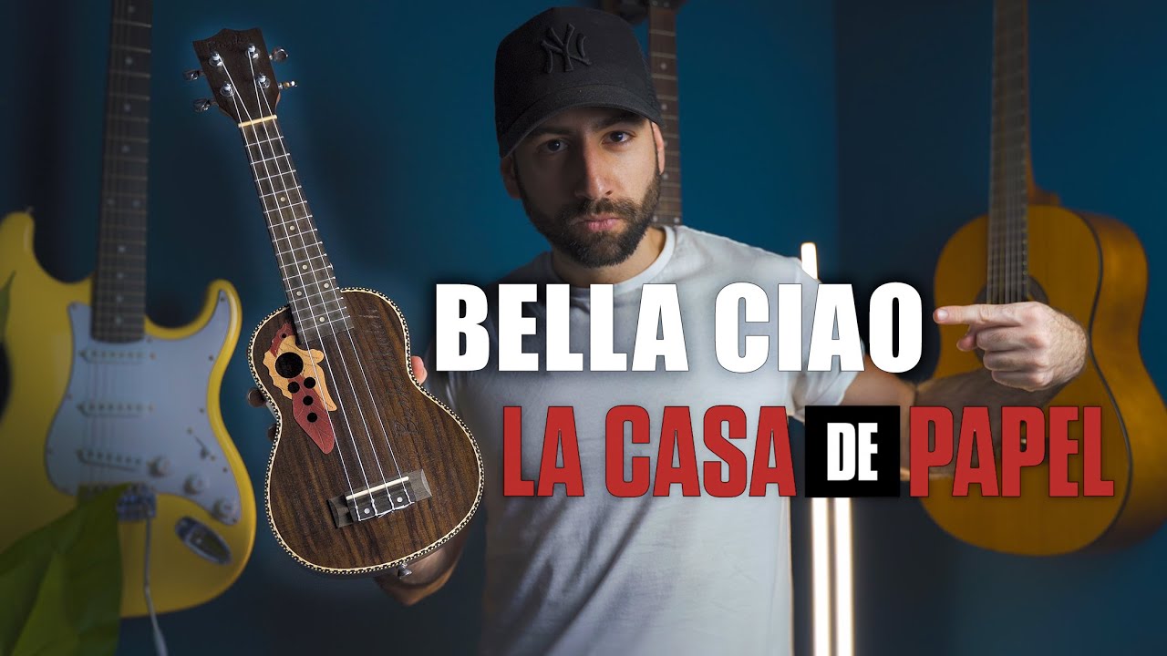 BELLA CIAO 🎸 TUTORIAL UKULELE 🎥 𝐿𝑎 𝐶𝑎𝑠𝑎 𝐷𝑖 𝐶𝑎𝑟𝑡𝑎