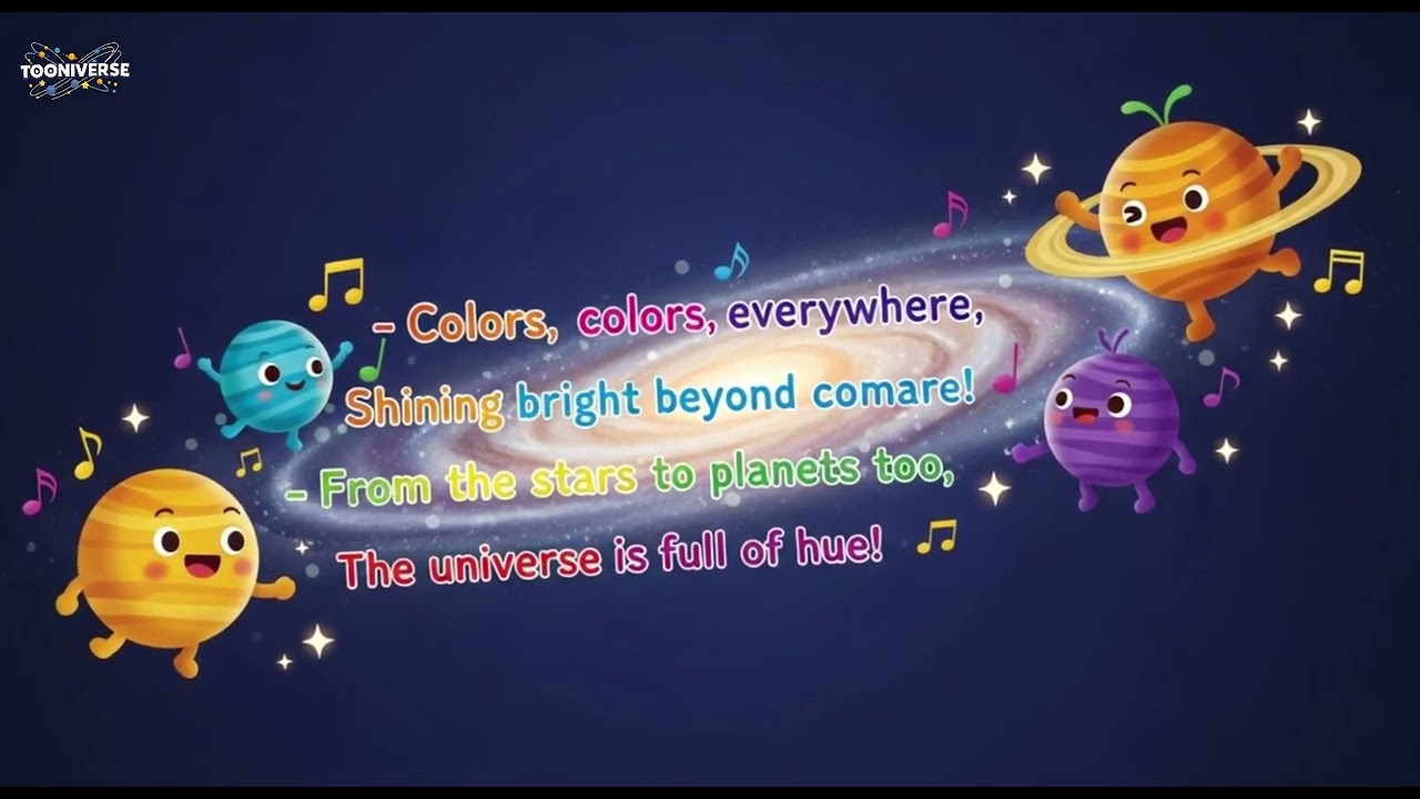 Colors of the Universe – Fun Kids Song  Tooniverse