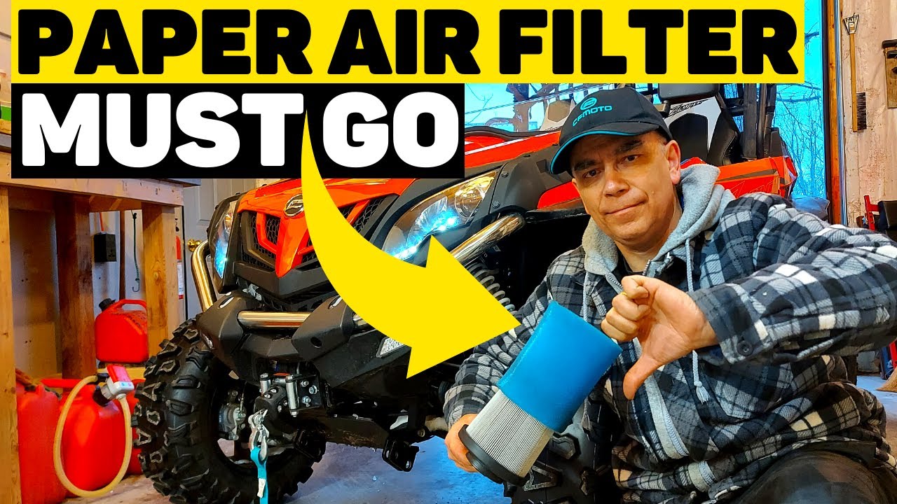 Установка воздушного фильтра UNI на CFMOTO ZFORCE 800 EX | Важнейшее обновление