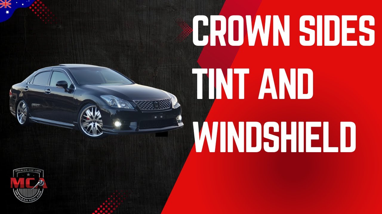 Toyota Crown | How To Install Window Tint | Bottom Loading Method | Live Turorial