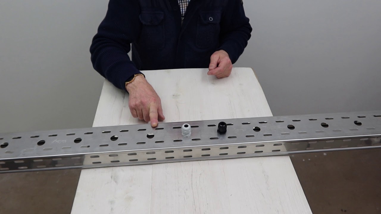 RVS Kabelgoot 100mm Geperforeerd | TRAYCO