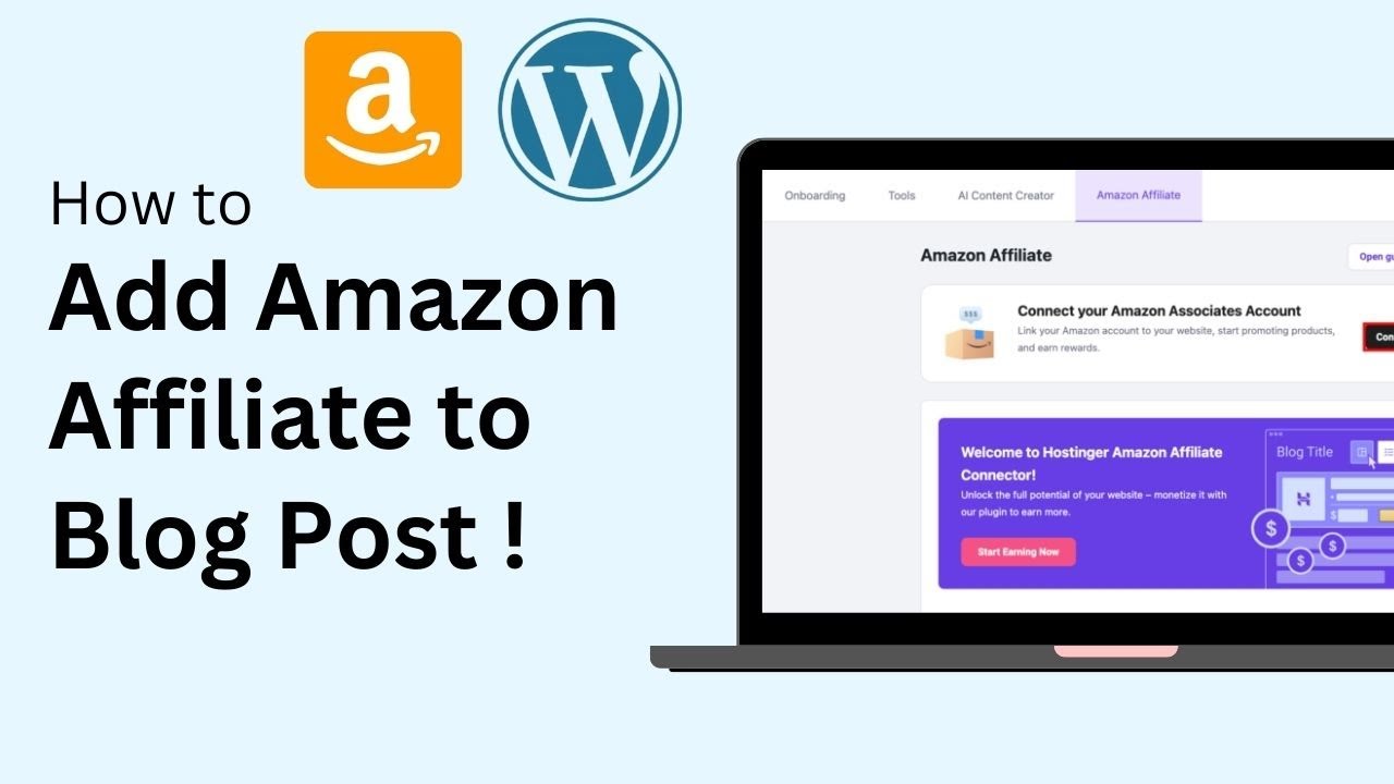 How To Add Amazon Affiliate To WordPress Blog Post (Add Text & Images) !