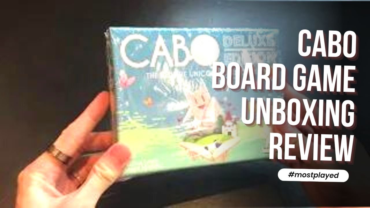 Board Game Asia: Cabo Deluxe Board game Unboxing & Review