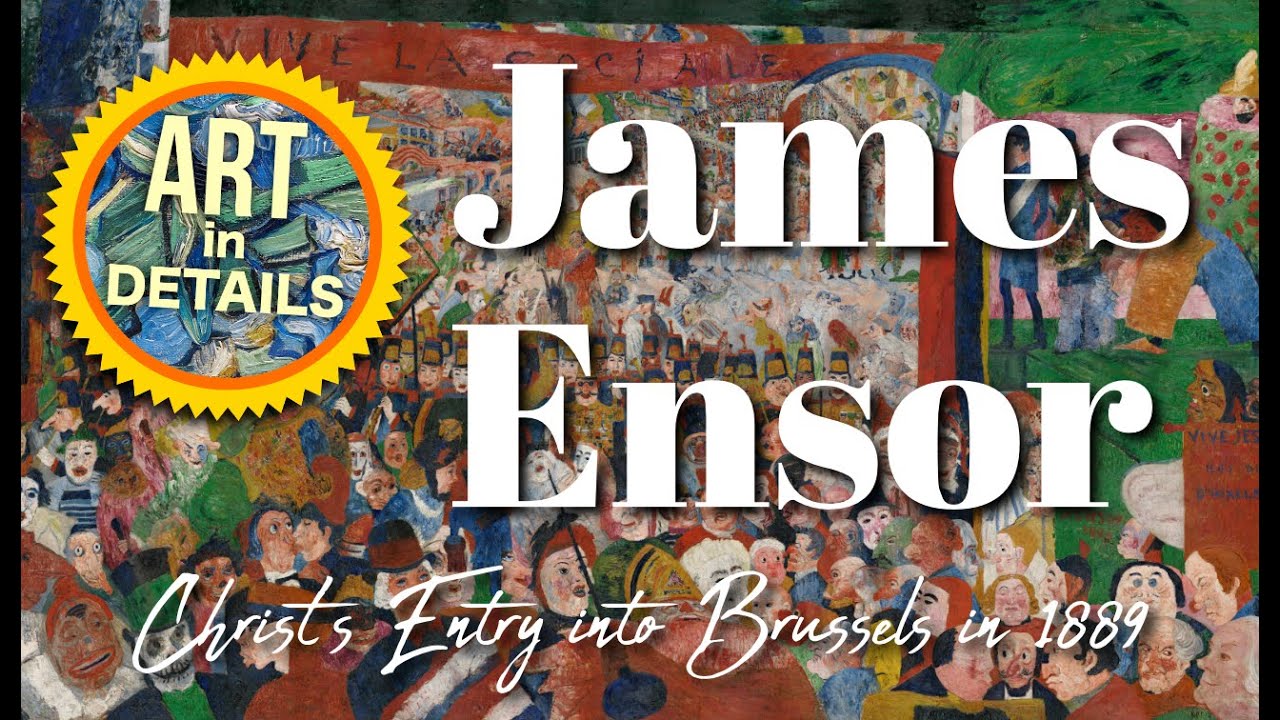 James Ensor - Christ's Entry into Brussels in 1889