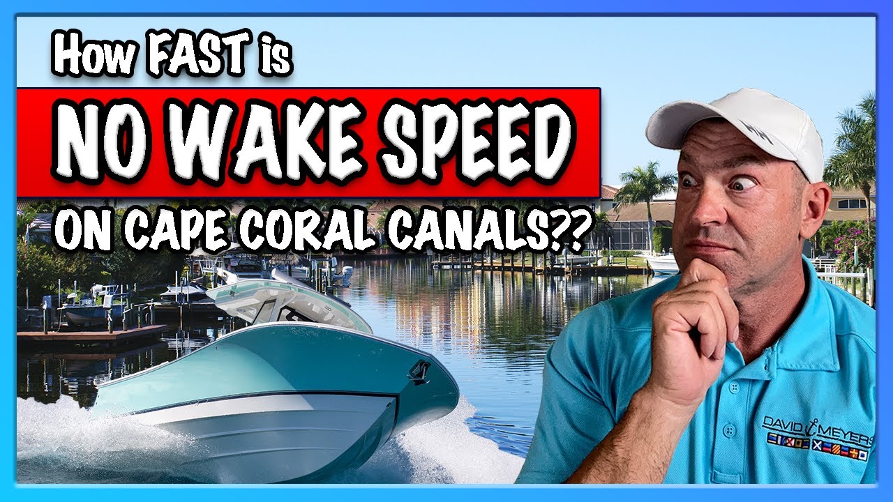 Cape Coral Canals - How Fast Can You Go?