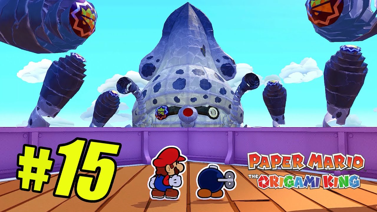 Paper Mario: The ORIGAMI KING | The Princess Peach + Boss Fight Gameplay Walkthrough #15