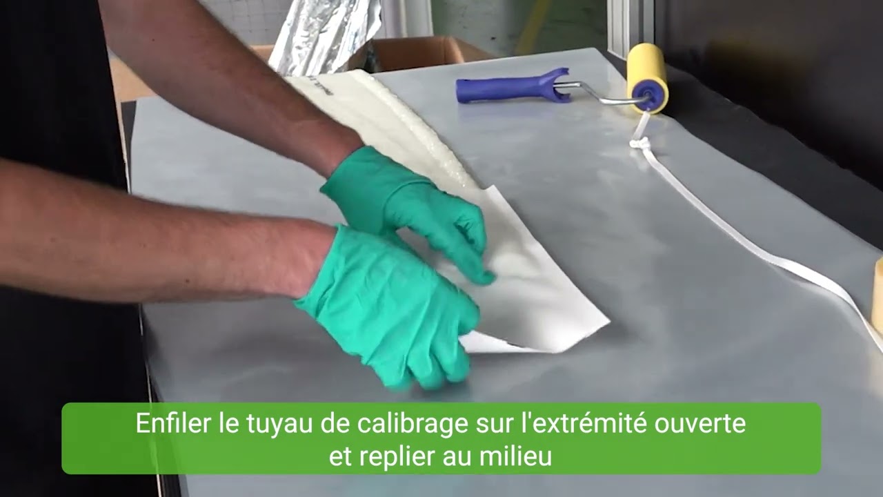 Préparation pour une réhabilitation à l'aide d'une gaine BRAWOLINER® 3D LR avec l'extrémité fermée