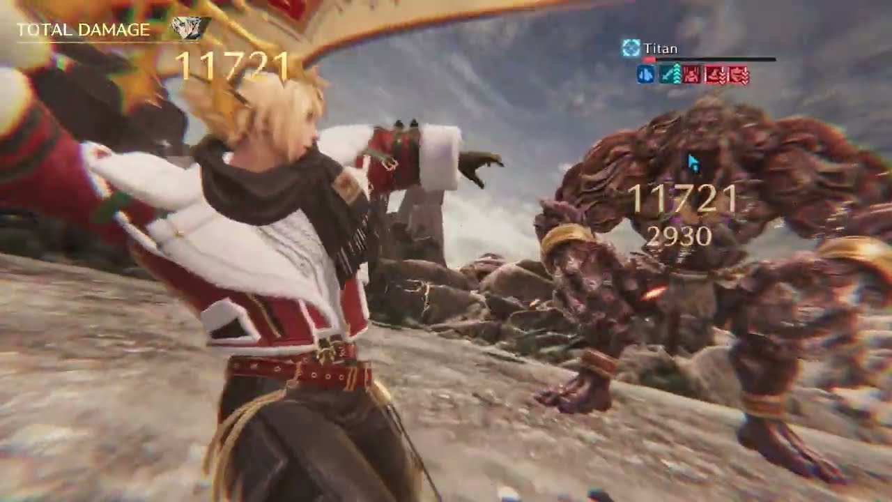 FF7EC Testing Cid against Titan Ex2