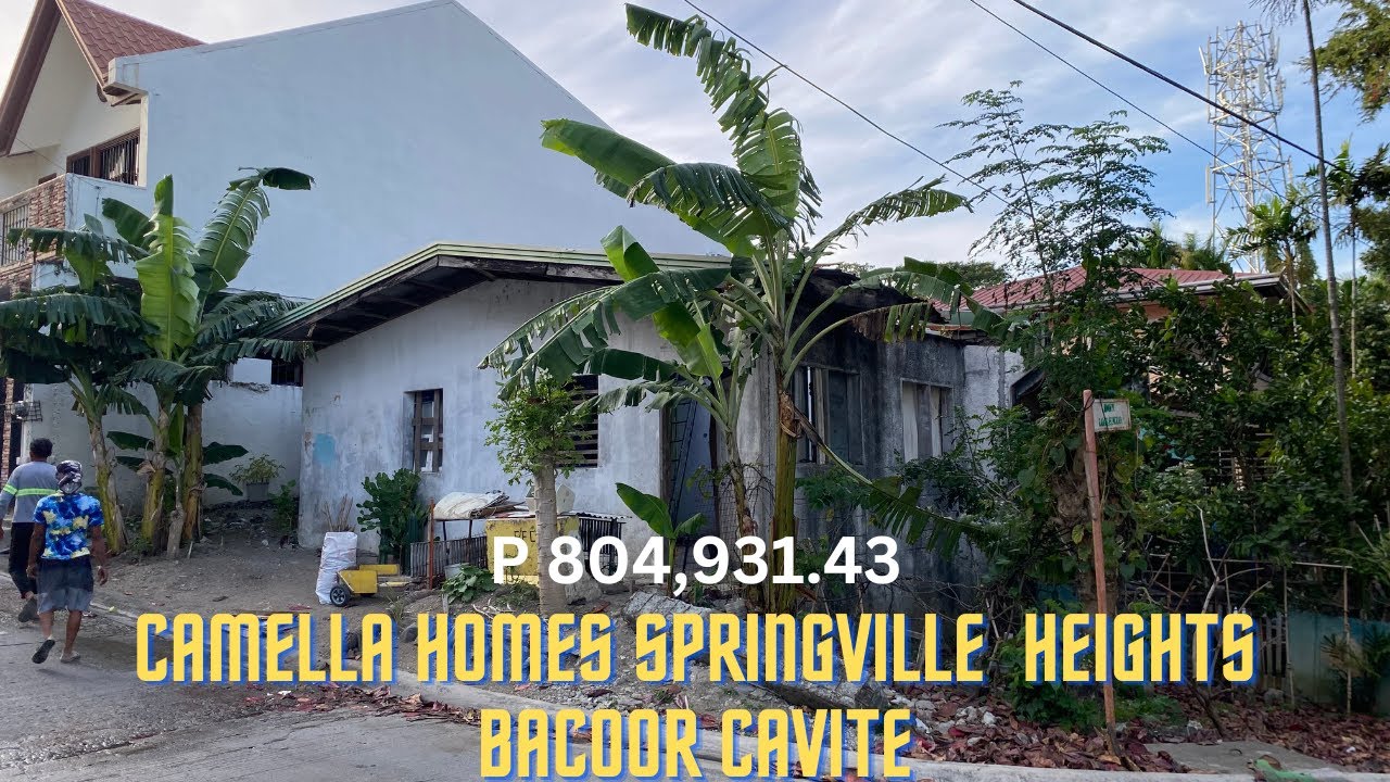 CAMELLA HOMES SPRINGVILLE HEIGHTS PHASE 5 / MURANG BAHAY / PAG-IBIG FORECLOSED PROPERTY