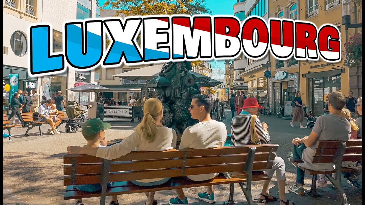 LUXEMBOURG the Richest Country | City Walking Tour 4K