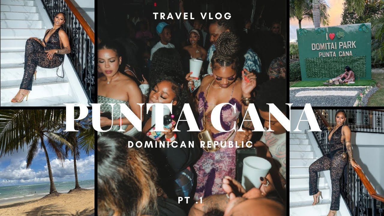 PUNTA CANA TRAVEL VLOG PT.1 | atv, cave swimming,zip lining ,night life ,private chef ,games & more 