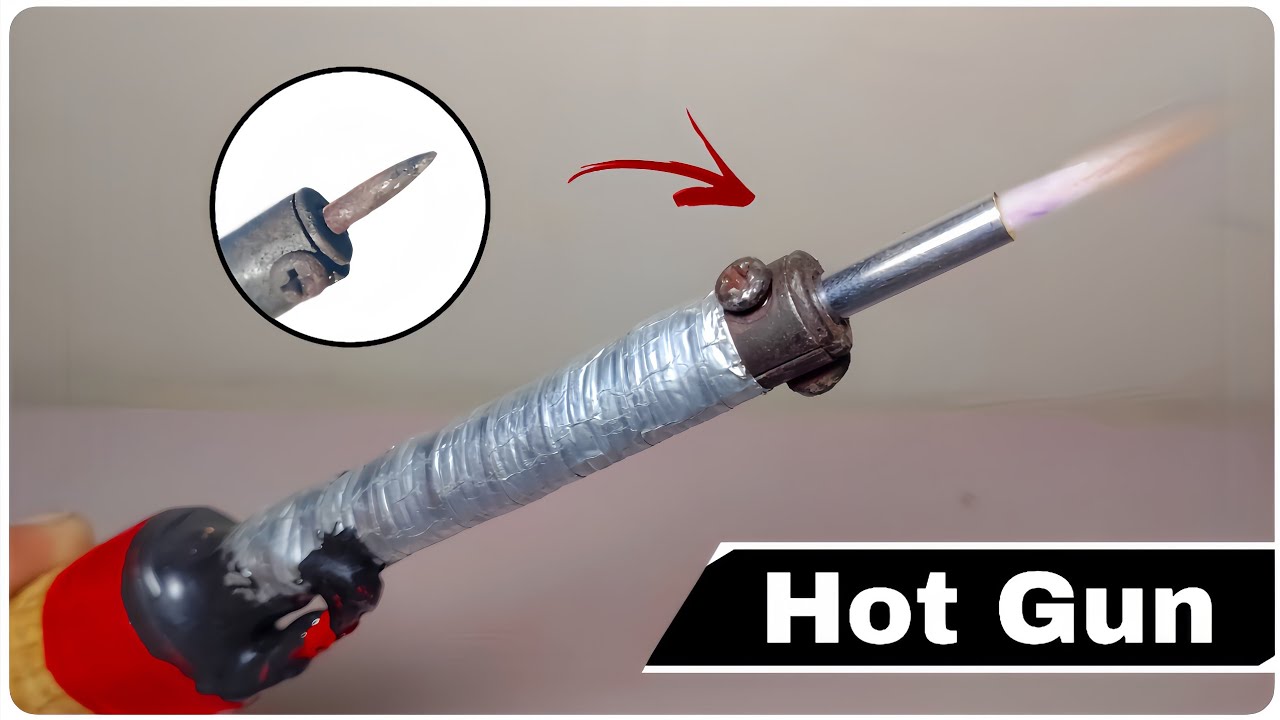Micro Hot Air Gun using Old Soldering Iron