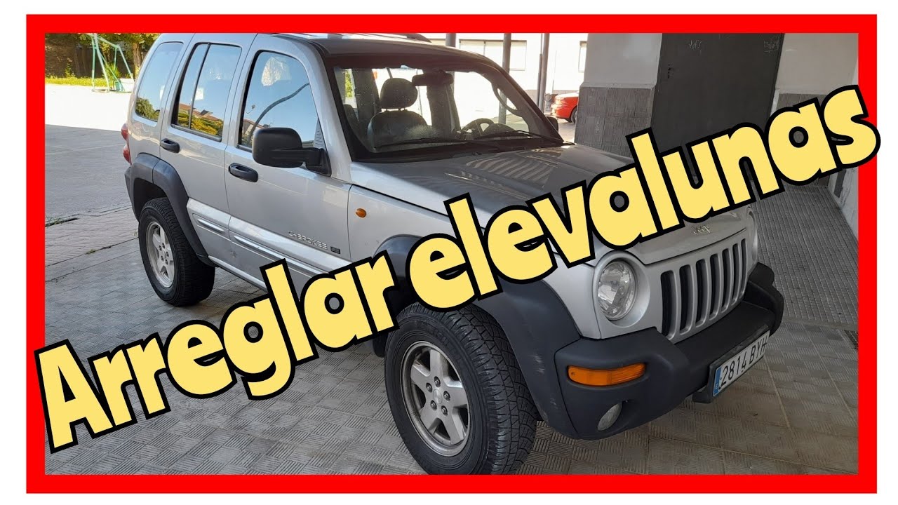 JEEP CHEROKE LIBERTy, ремонт заднего стеклоподъемника