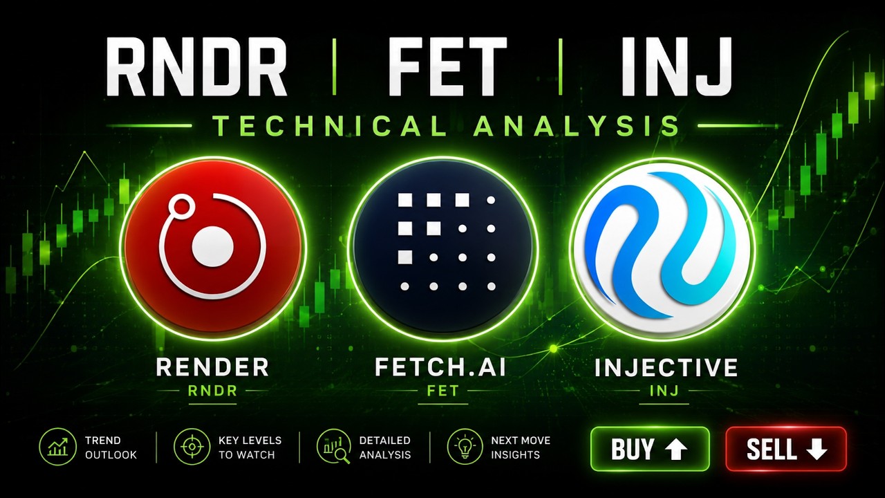 RNDR, FET & INJ | Elliott Wave Update: Final Bottom or Bull Run Ahead?